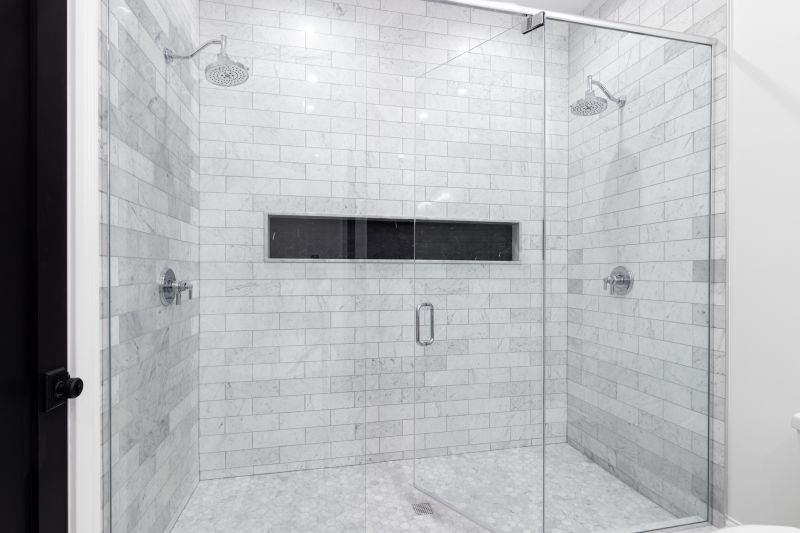 Sleek Shower Fixtures and Controls